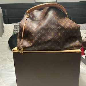 💎 AUTHENTIC 💎 RARE LOUIS VUITTON 2017 ARTSY MM FRANCE FRENCH BAG